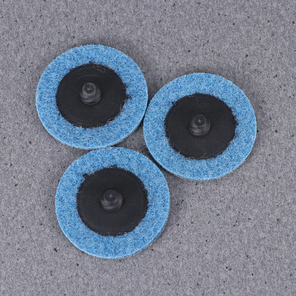 

50pcs 2 Inches Nylon Torque Sand Disc Torque Tray Torque Wool Wheel Polishing Wheel Wool Pad Backing Pad for Home Shop DIY Metal