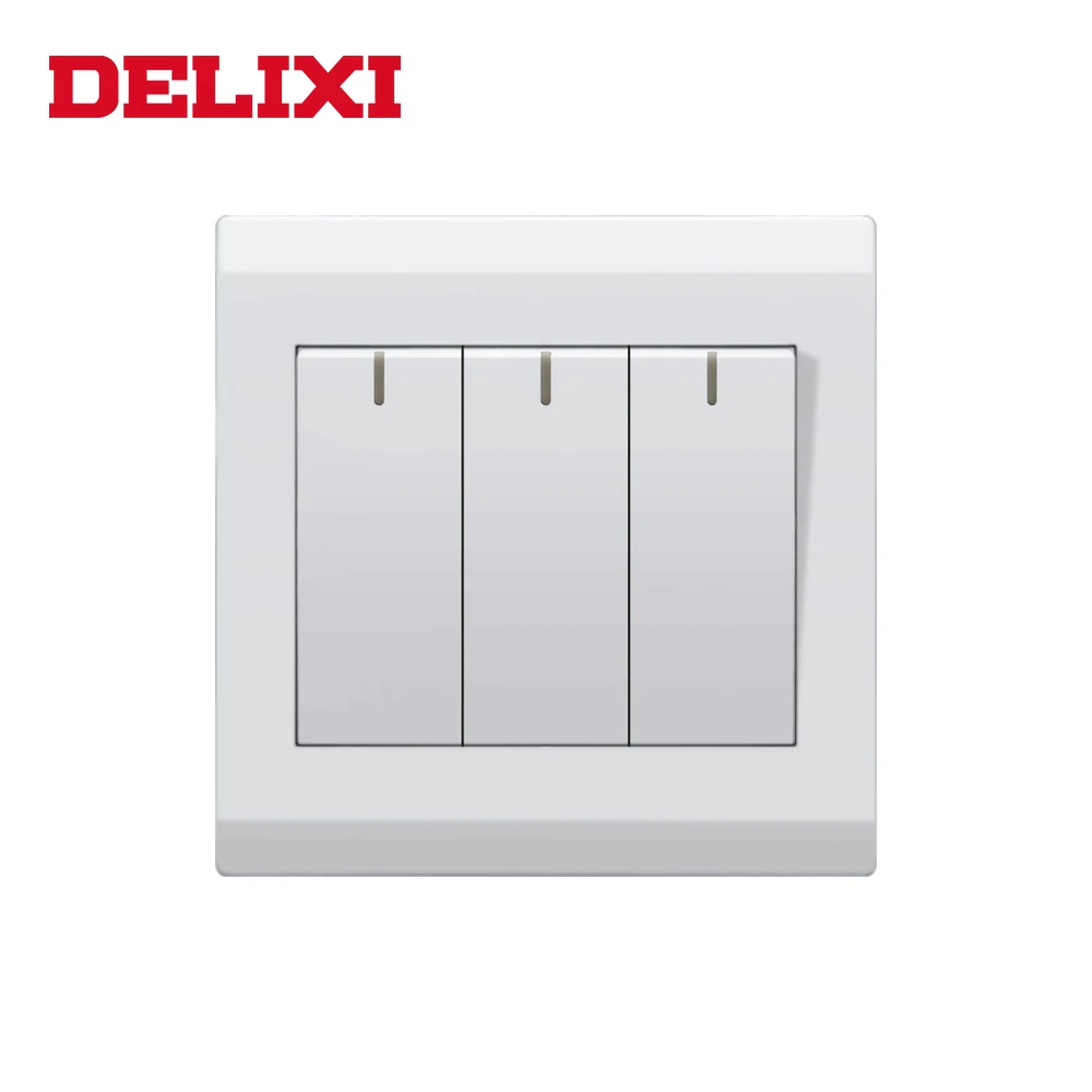 Настенный выключатель 1 банд 250 В 10 А 2 кнопки|Выключатели| |