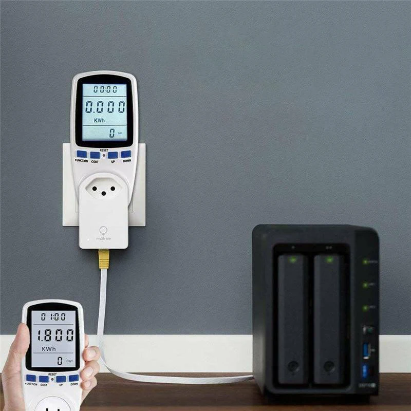 

Electricity Power Consumption Meter Energy Monitor Watt Kwh Analyzer Electric Test Energy Meter Measuring Outlet Power Analyzer