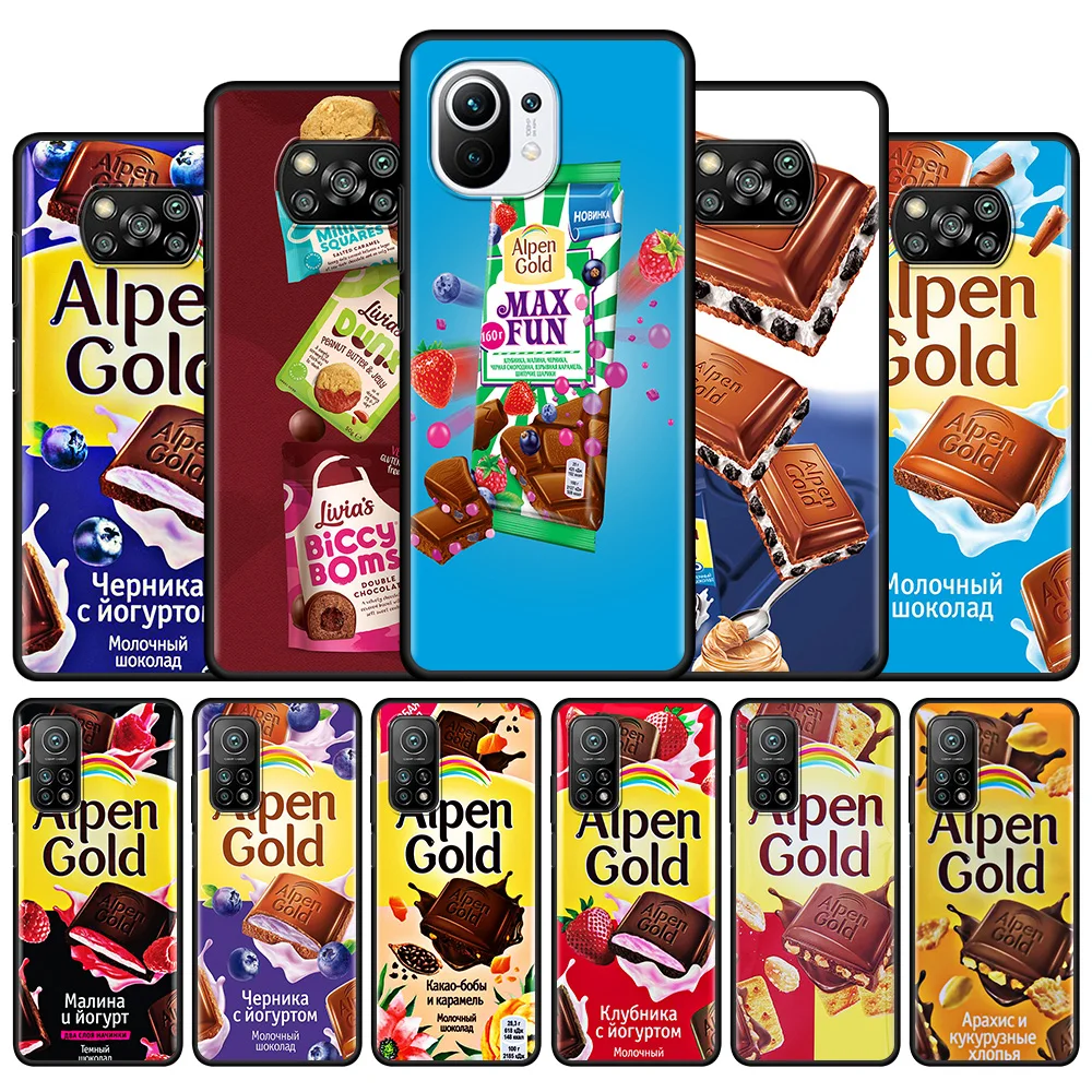

Funny Chocolate Russian Silicone Case for Xiaomi Mi 10T Pro 11 Lite 5G 9T Note 10 Lite A2 CC9 11X Pro Back Phone Bag Funda Capa