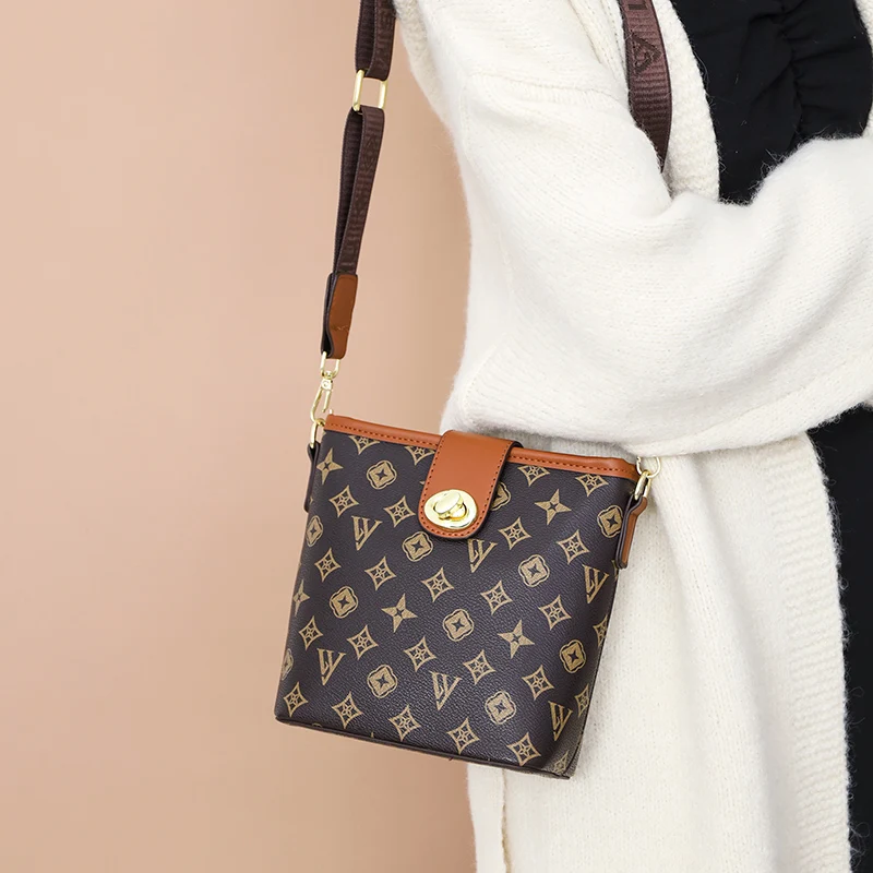 

Модная женская сумка-мешок из искусственной кожи с принтом, сумки-тоут через плечо, роскошные дизайнерские сумки для женщин, женская сумка