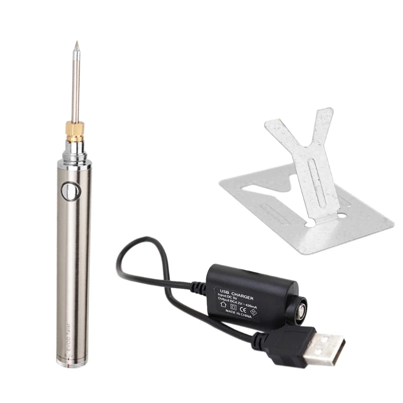 

Высококачественный набор электронного паяльника с USB-зарядкой, сварочный инструмент 8 Вт, сварочные наконечники для самостоятельной сварки...