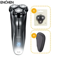 enchen blackstone 3 electric shavers for men face shaver with popup trimmer rechargeable wet dry dual use ipx7 waterproof