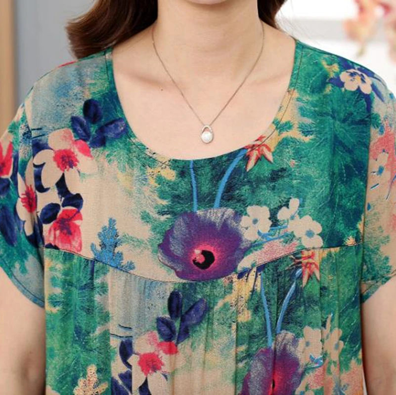 Ночная рубашка Женская Весенняя и летняя свободная хлопковая сексуальная ночная