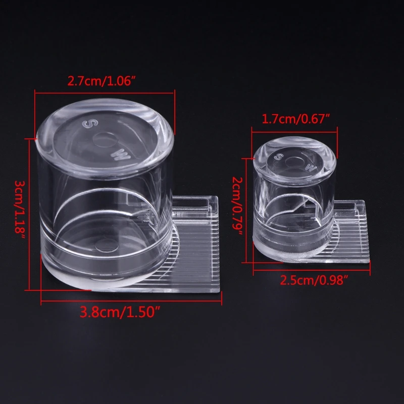 

Ant Water Feeder Acrylic Farm Transparent Feed Area For Ant Nest Insect 2 Sizes