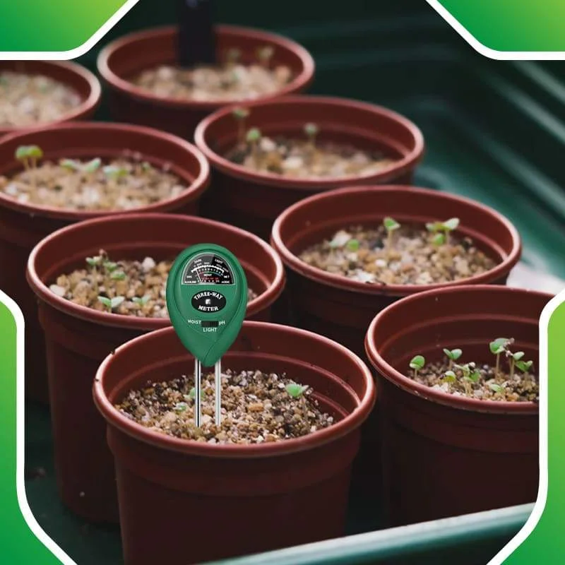 

3 in 1 Soil Tester Soil pH Tester PH Light Moisture Acidity Tester Soil Tester Moisture Meter Plant Soil Tester Kit for Flowers