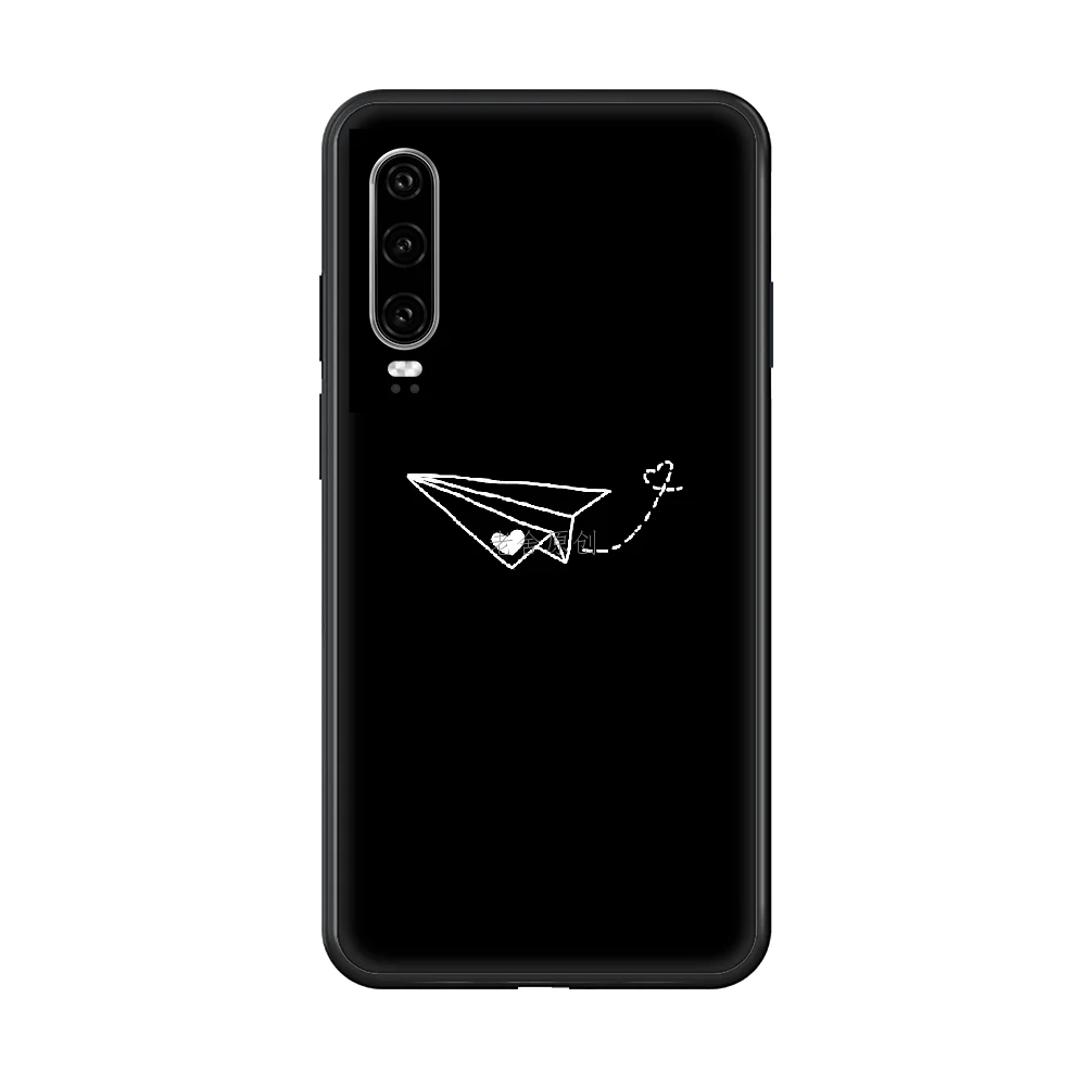 

painting Simplicity Gossip Phone case For Huawei P 30 10 20 40 Lite Smart Z Pro 2019 black bumper art waterproof 3D coque trend