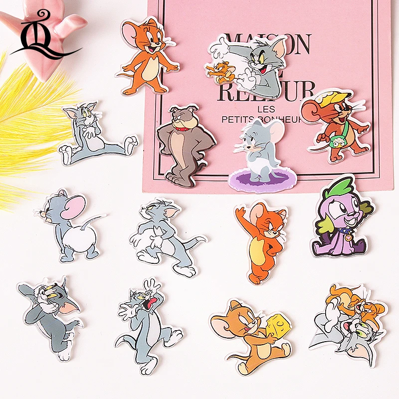 Лидер продаж рубашка с изображением мыши и кота 1 шт. милый мультяшный дурацкий