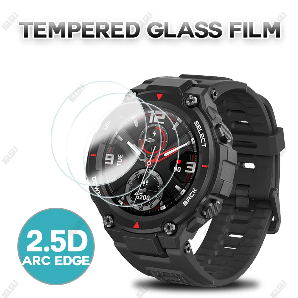 

Высококачественное закаленное стекло для смарт-часов Xiaomi huami Amazfit T Rex Pro Haylou Solar LS05 защита экрана прозрачная защитная пленка