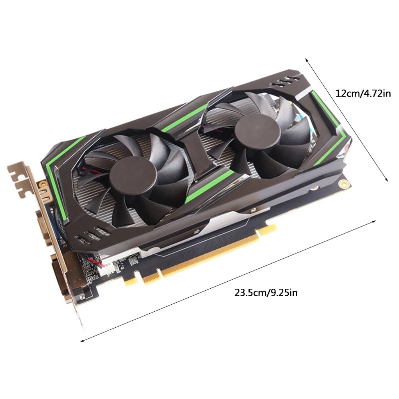 

Portable GTX 750 Ti 6GB GDDR5 192 Bit Direct Gaming Graphics Card ,PCI Express 2.0 16X with Twin Cooling Fan for games