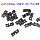 20 шт. стандартный сервопривод рулевого управления углеродный волокнистая прокладка пружина толщина 2 мм для радиоуправляемой модели запасные части