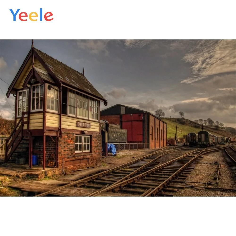 Yeele Фото фоны дом гранж США западный ковбой трек ребенок портрет Виниловый фон