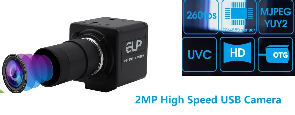 Топ ELP 1080P sony IMX322 H.264 Низкая освещенность 0.01Lux промышленная машина видения мини usb веб-камера