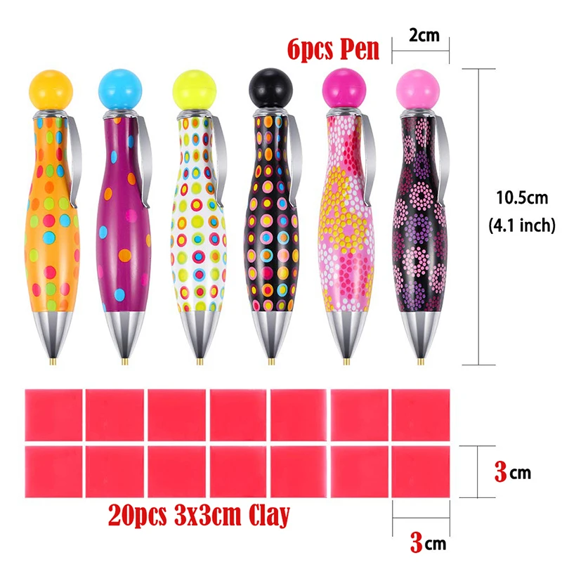 

Алмазная ручка для творчества 5D, инструмент для вышивки крестиком, новый дизайн, симпатичная Алмазная ручка, липкая ручка для рисования ква...