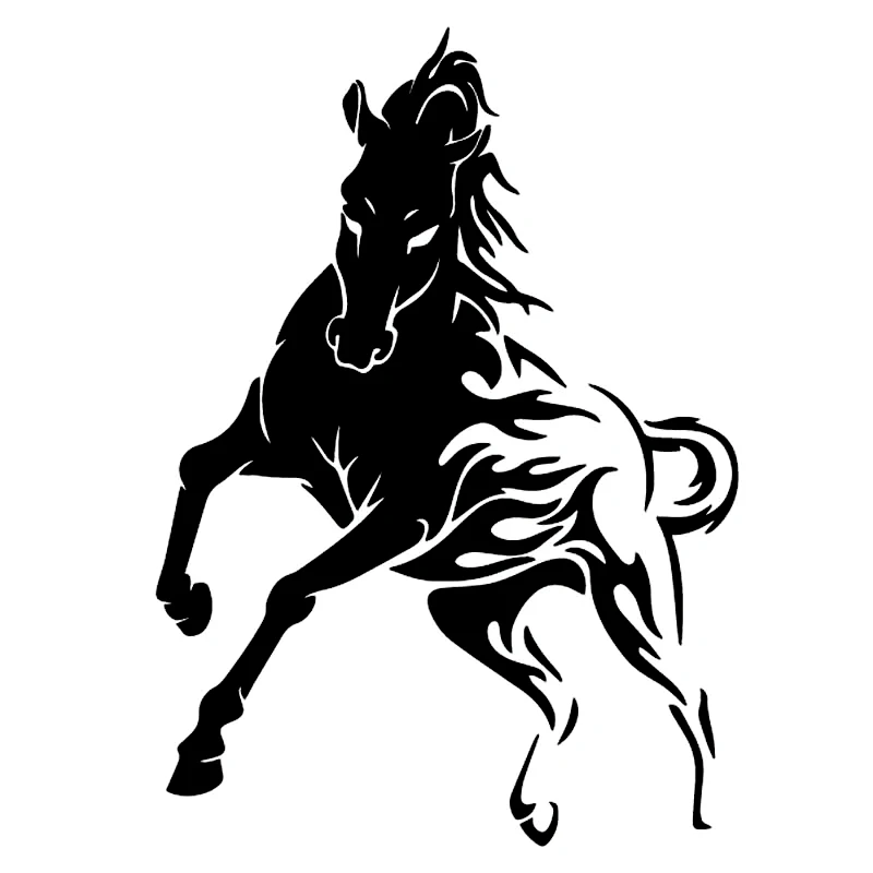 

Fashion Running Horse Animal Cartoon Car Sticker PVC Body Exterior Accessories Motorcycle Laptop Decoration Exquisite Auto Decal