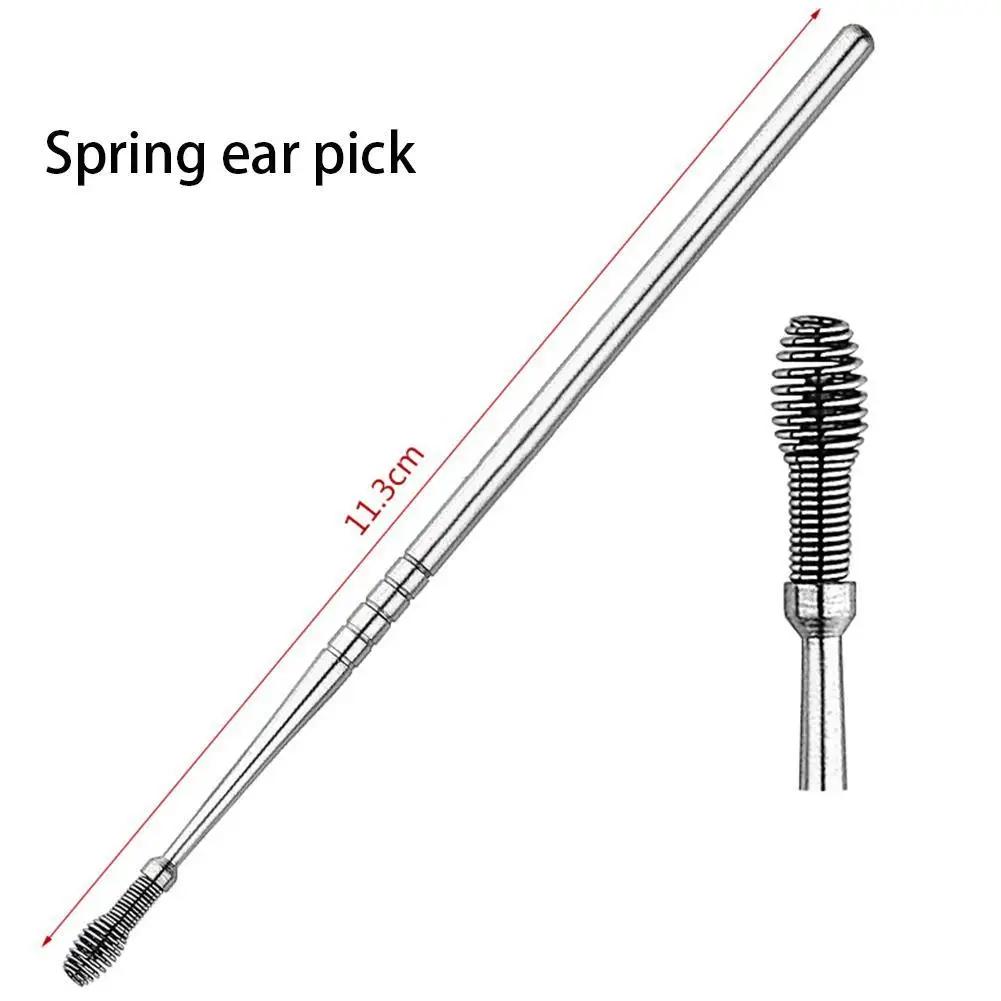 

5-piece Set Steel Ear Pick Ear Spoon Cleaner Picker Dug Pickers Ear Ear Ear Ear Picker Y6Q9