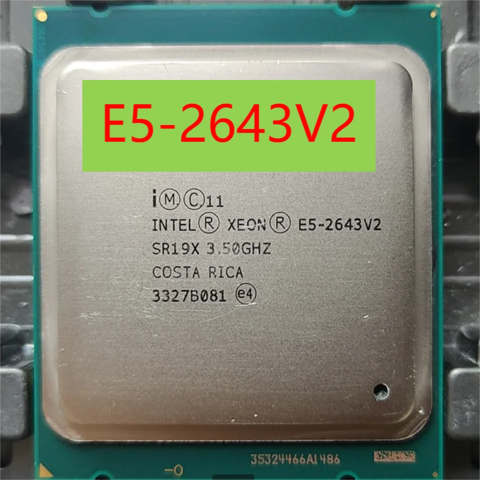

Центральный процессор Intel Xeon, официальная прошивка, 3,50 ГГц, 6 элементов, 25M, LGA2011, E5, 2643V2, быстрое питание, E5-2643V2, V