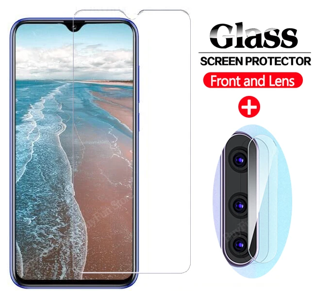 Закаленное стекло 2 в 1 для Vivo V15 Pro защитная пленка экрана V11 V11i iQOO Neo S1 Y12 Y17 V 15 Y 17 HD