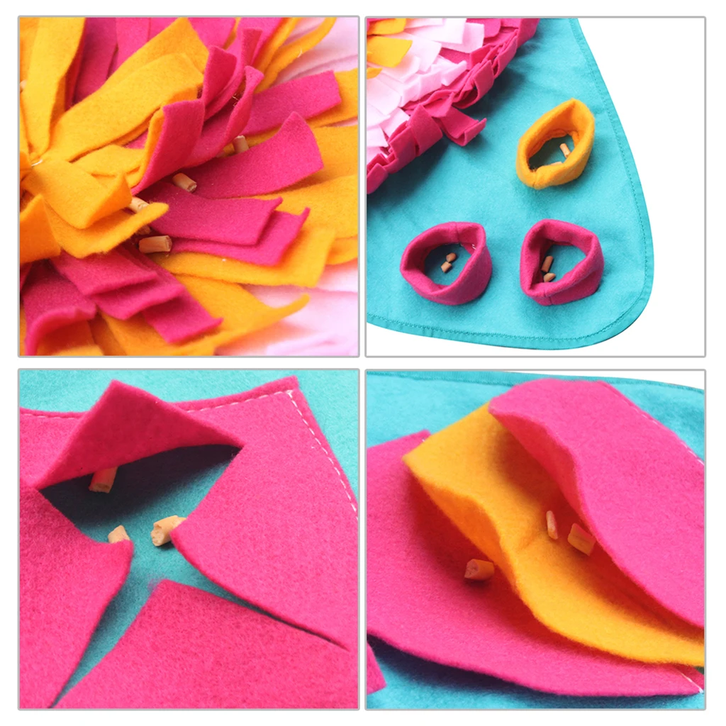 Коврик Для Кормления Собаки с лепестками нюхательный коврик для собаки