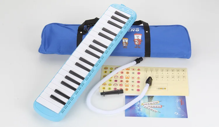 KONGSHENG 37 keys Melodica Piano Style Melodic Keyboard Musical Accordions Instrument Pro For Students Mouthpiece |