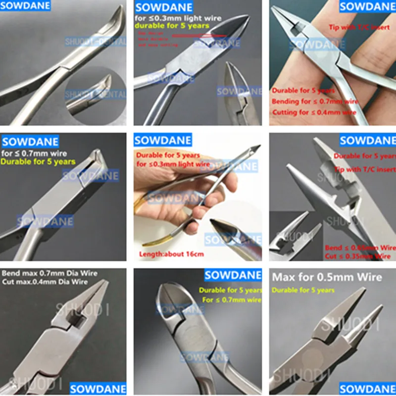 Стоматологические Ортодонтические кусачки миниатюрные для лигатурной резки