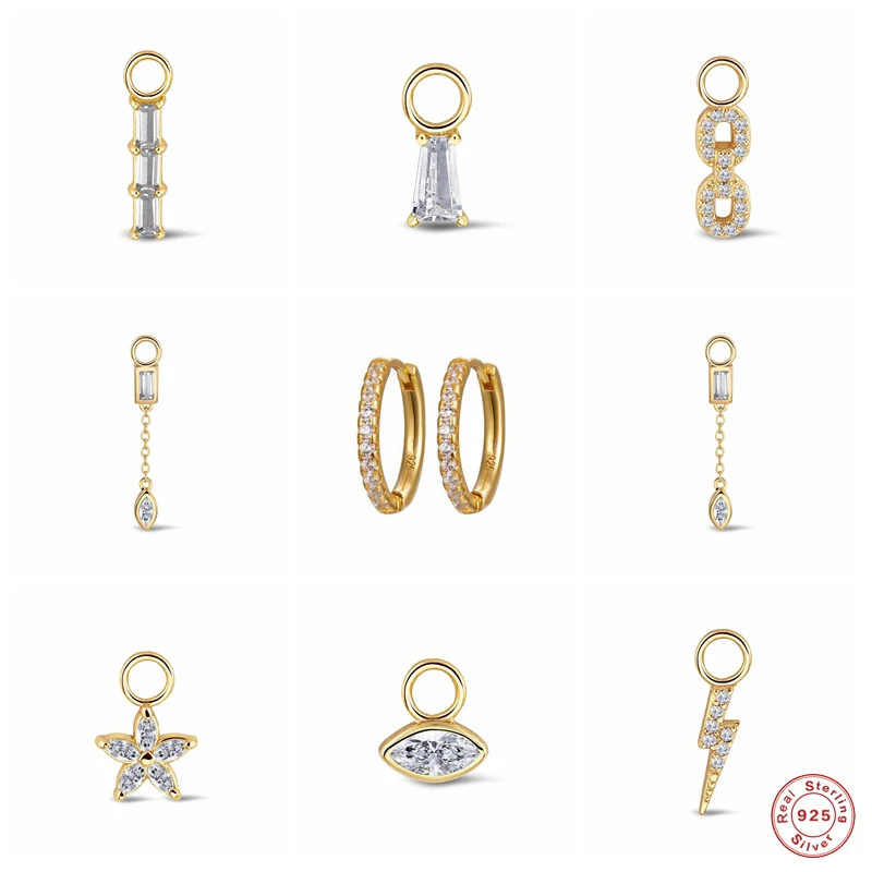 

Серьги-подвески «молния» из серебра 925 пробы с белыми фианитами