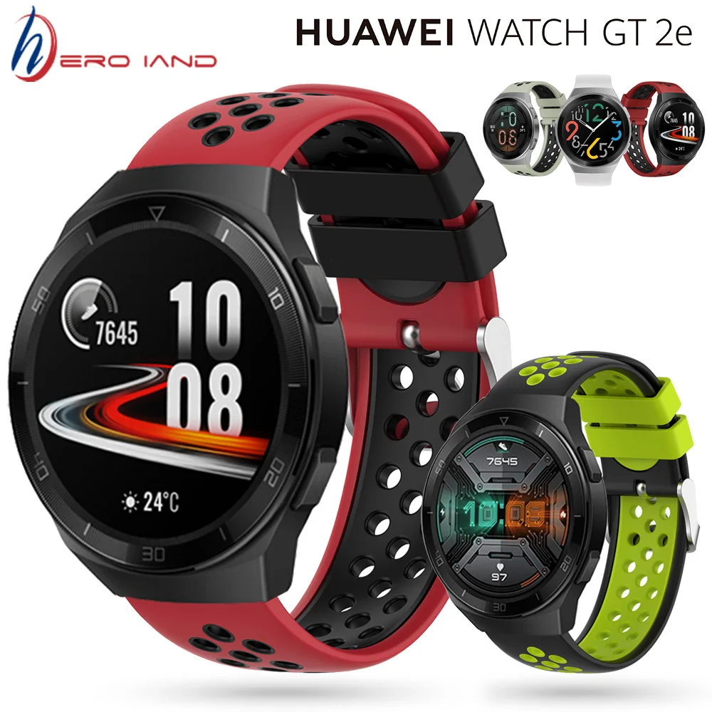 Ремешок силиконовый для HUAWEI WATCH GT 2e GT2e умный Браслет наручных часов 2 46 мм |