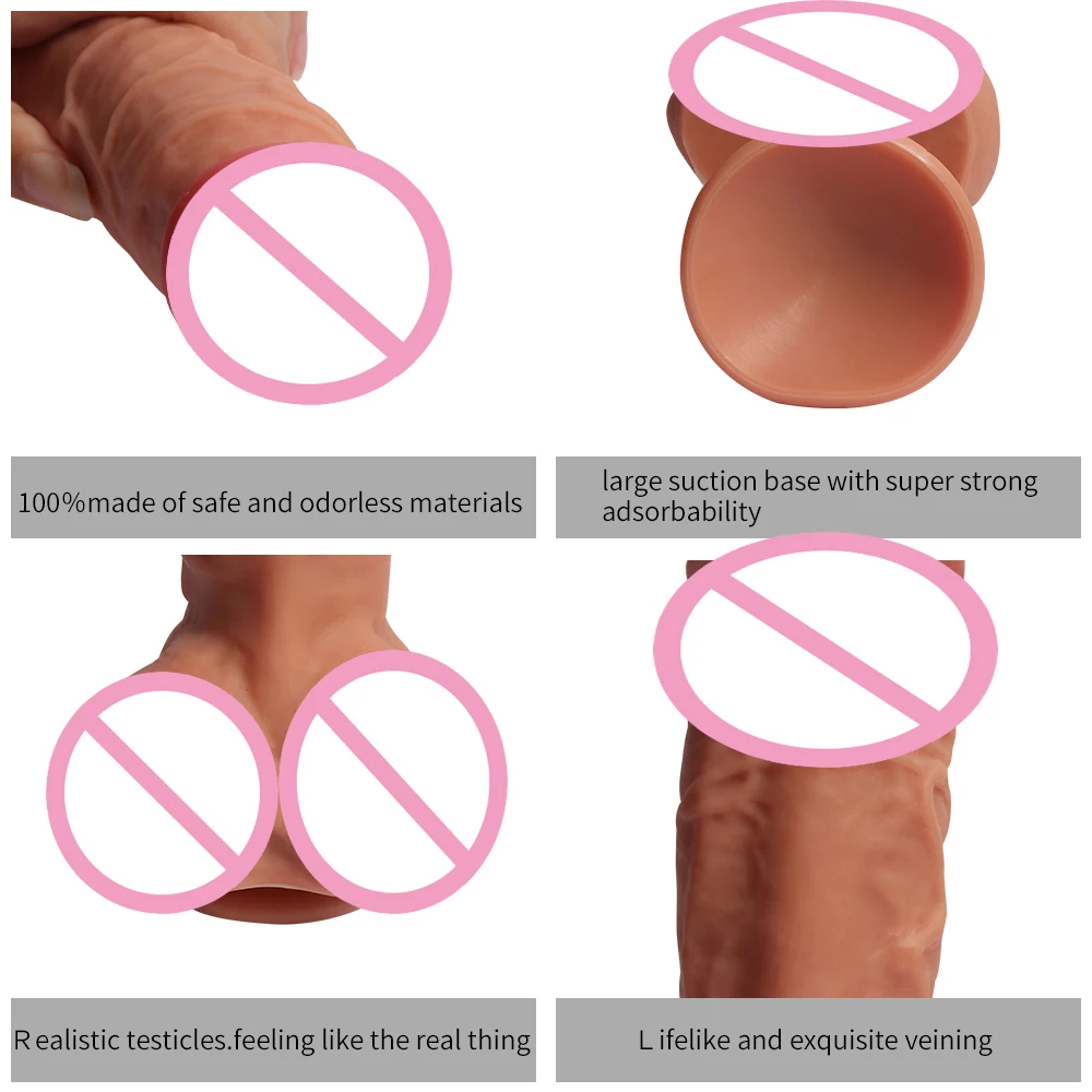 21*4 5 см Огромный дилдо кожу Реалистичная мягкий пенис утешение вибратор