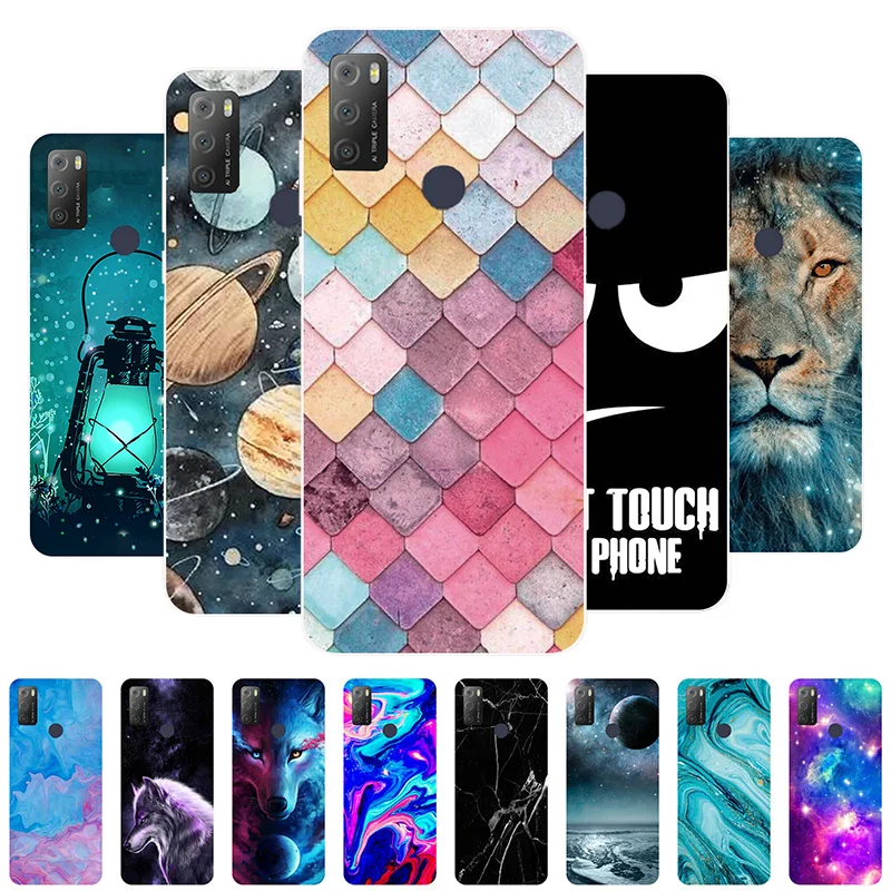 

For Alcatel 1s 2021 Case Silicone Soft TPU Cover For Alcatel 1s 2021 Phone Back Case for Alcatel 6025H fundas 1s 2021 Shell