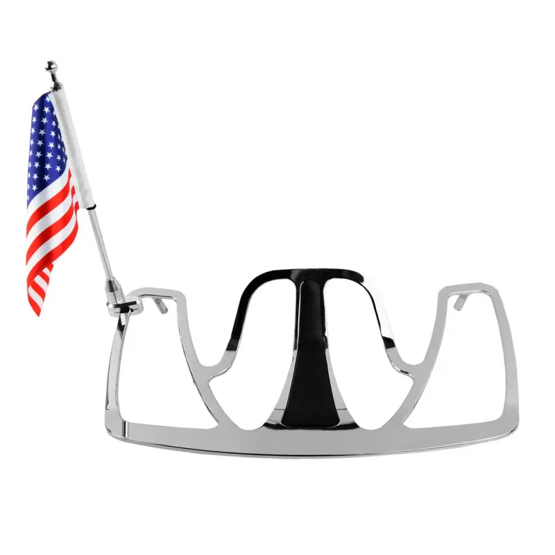 Motorcycle 10x6 inch American Flag with Luggage Rack Pole Mount Sissy Bar for Honda Golden Wing GL1800 | Автомобили и мотоциклы
