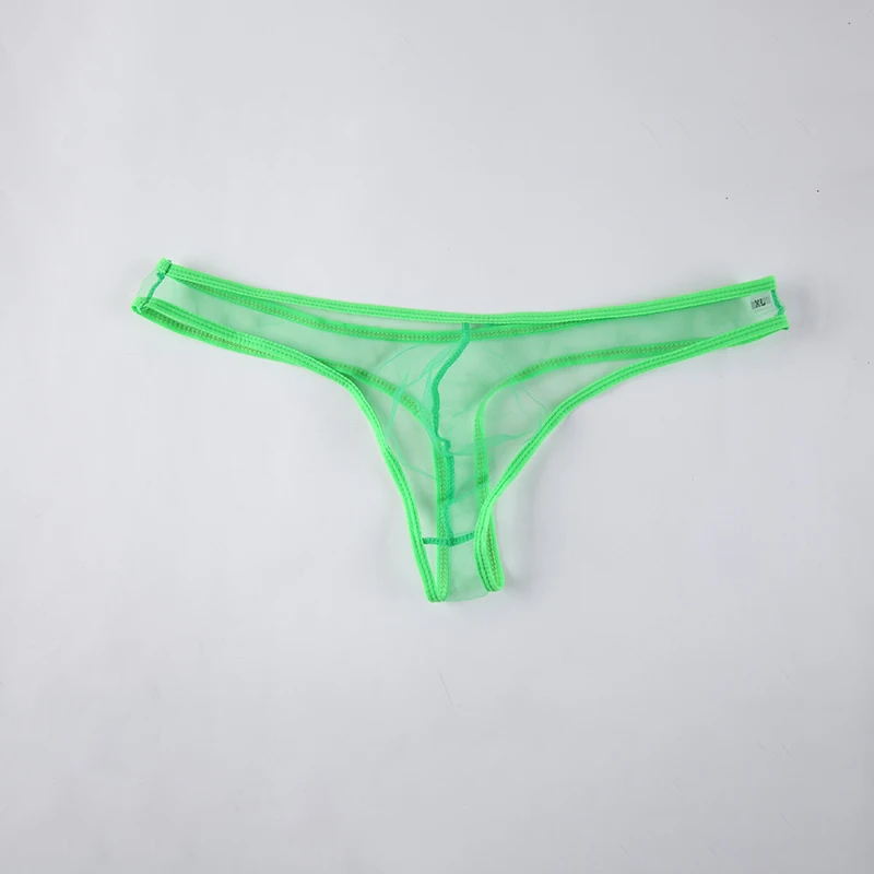 Стринги AIIOU мужские прозрачные сетчатые бикини трусы джоки гей сексуальное