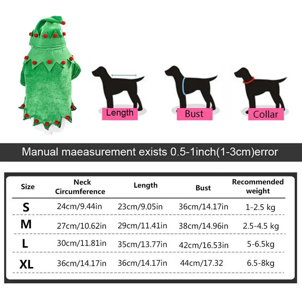 Рождественский смешной костюм эльфа для домашних животных смешная одежда собак