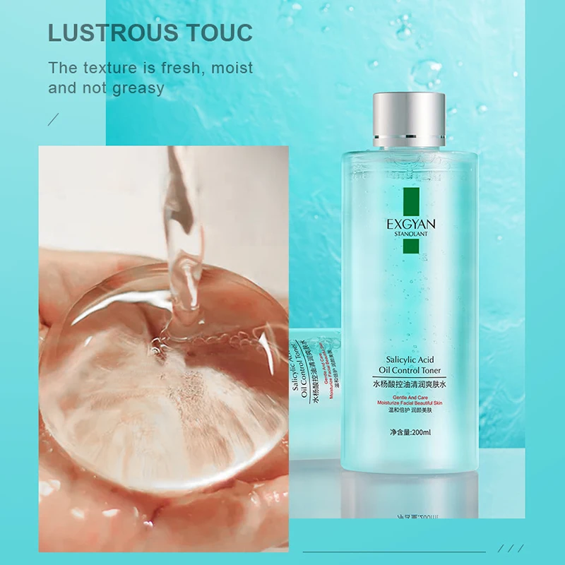 

Refreshing Moisturizing Tighten Pores Salicylic Acid Skin Toner Repairing Oil Control Exfoliating Improving Dryness Acne Tender