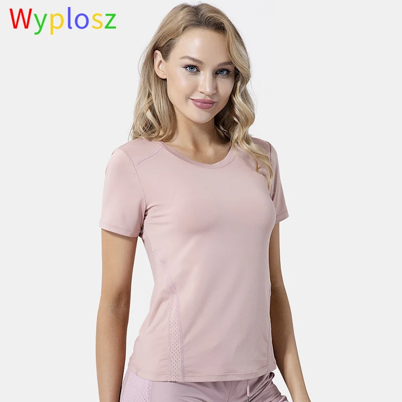 Кроп топ Wyplosz Женский Топ для йоги женская футболка спортивный бюстгальтер
