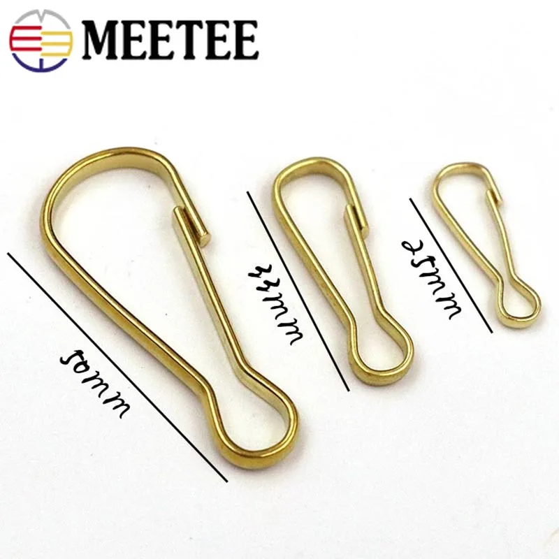 Твердый латунный брелок застежка крючок металлические пряжки мужской ремень