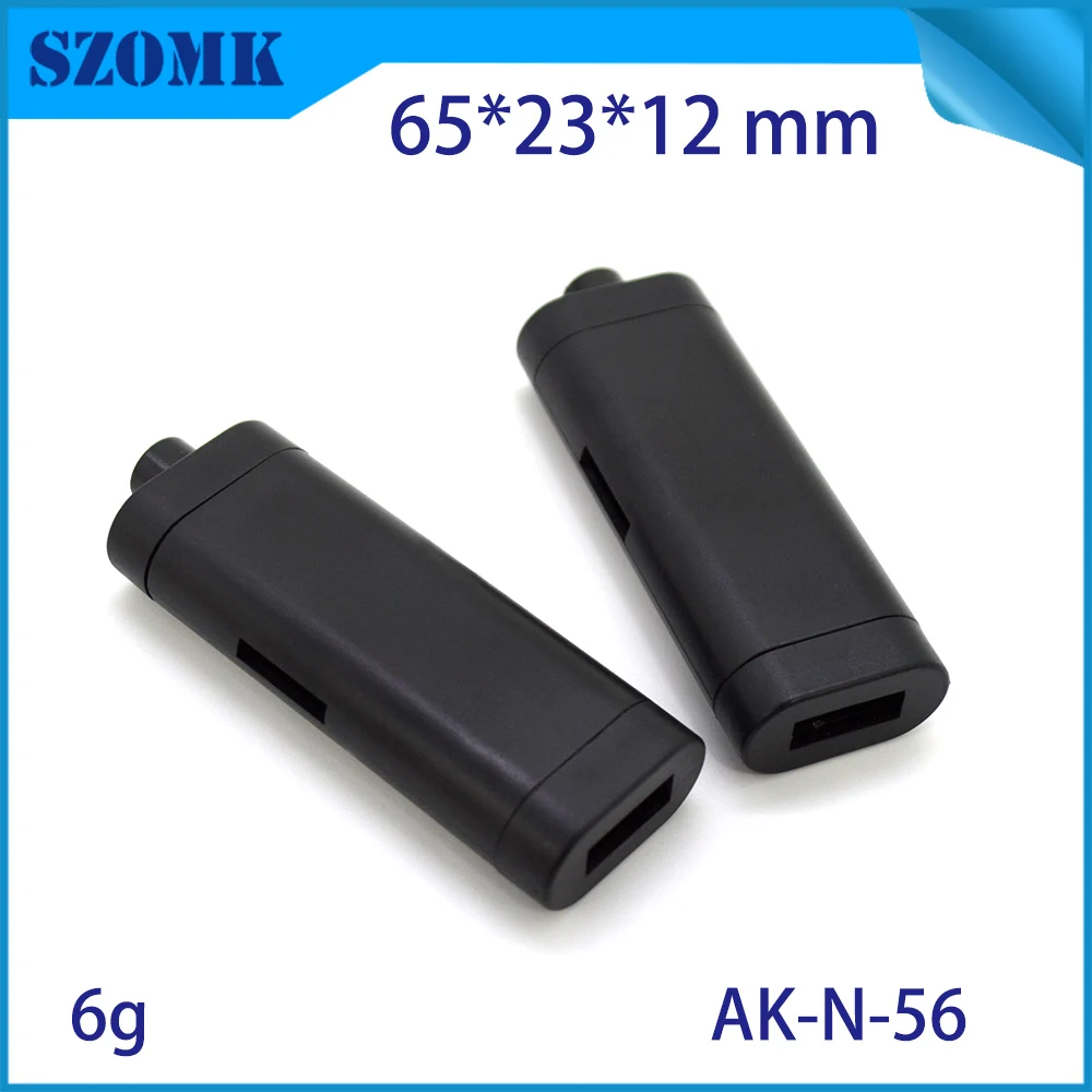1 шт. 65*23 * 12abs черный пластиковый корпус в форме suqare usb линейный Соединительный