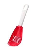 red multifunctional kitchen cooking spoon