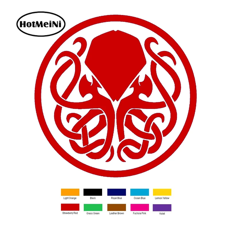 HotMeiNi 15 см x Cthulhu значок символическая наклейка на автомобиль для грузовика окна