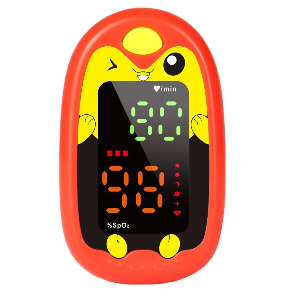 Пульсоксиметр детский на палец перезаряжаемый педиатрический прибор SpO2 PR OLED |