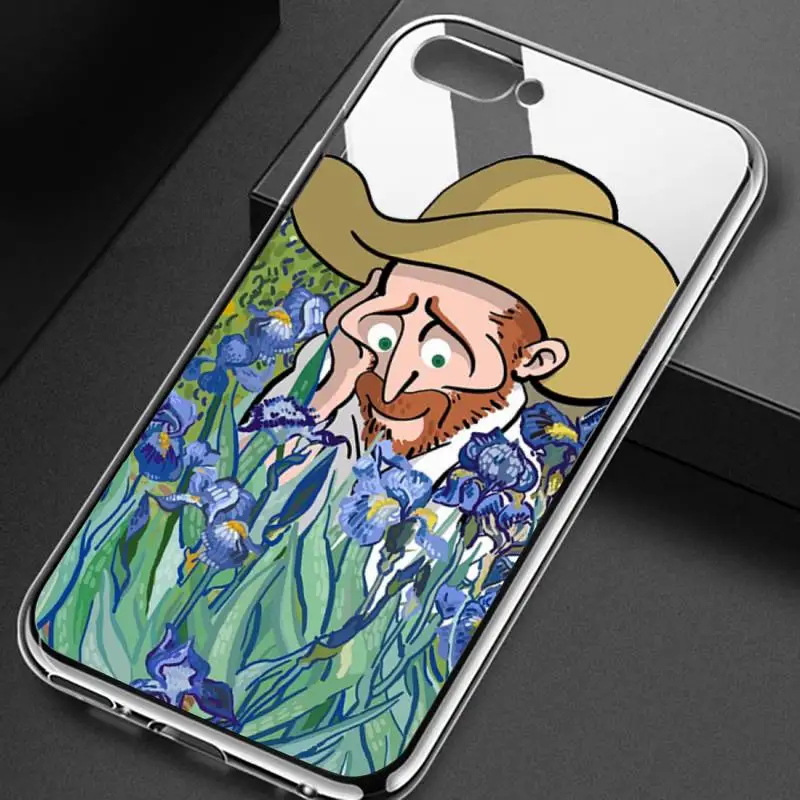 

Van Gogh graffiti Phone Case Transparent for iPhone Samsung xiaomi huawei p 11 12 6 7 8 9 20 30 40 Pro X Max XR Plus lite