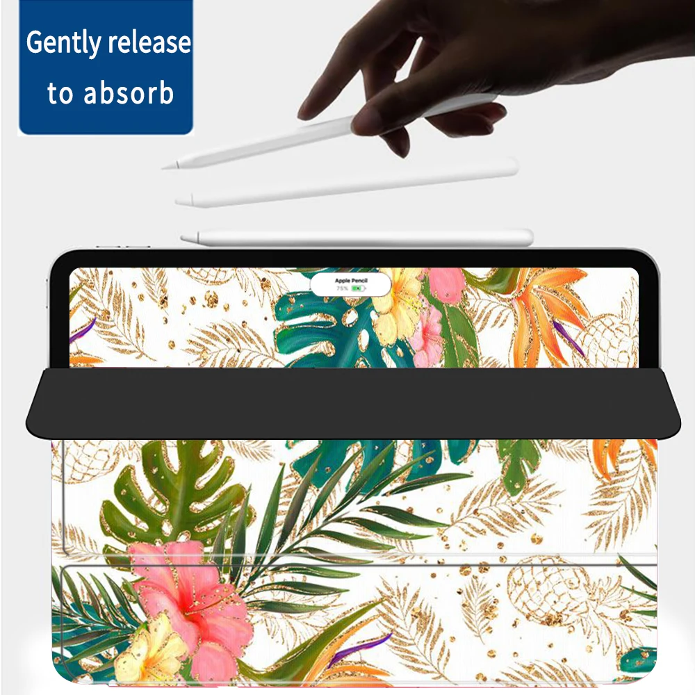 Чехол-книжка с абстрактным листом для iPad Pro, 11 дюймов, прочный Магнитный Тонкий Смарт-Чехол для iPad Pro 11, выпуск(3rd Gen), чехол для планшета