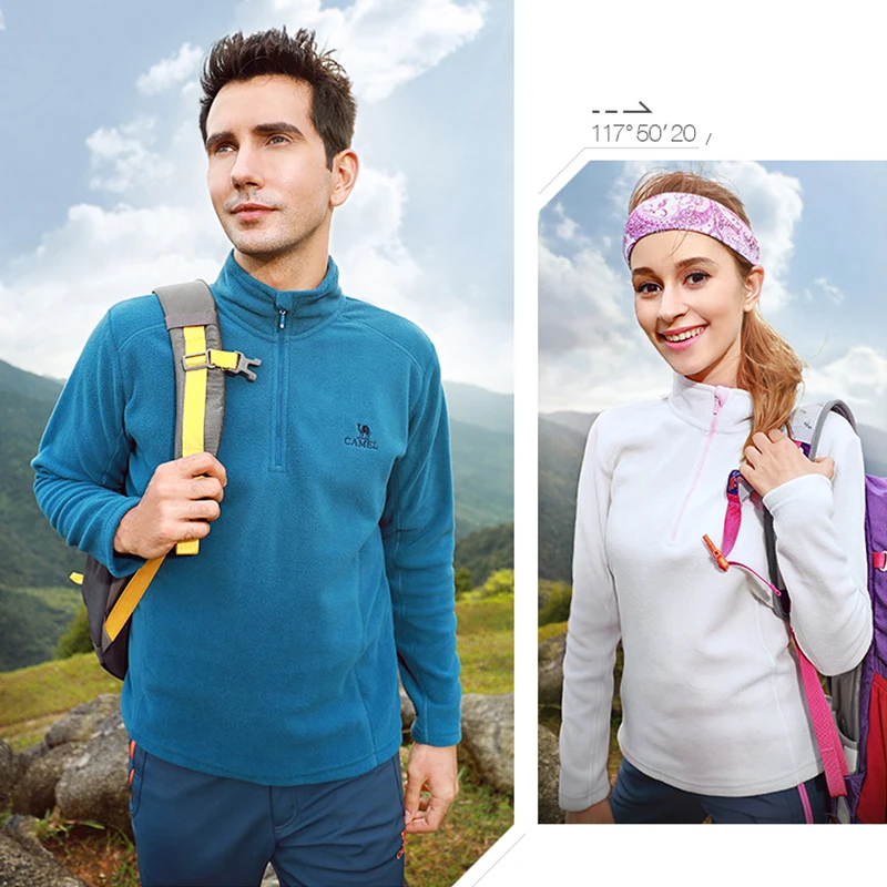 Флисовая Куртка CAMEL унисекс цвет в ассортименте 1 шт|Походные куртки| |