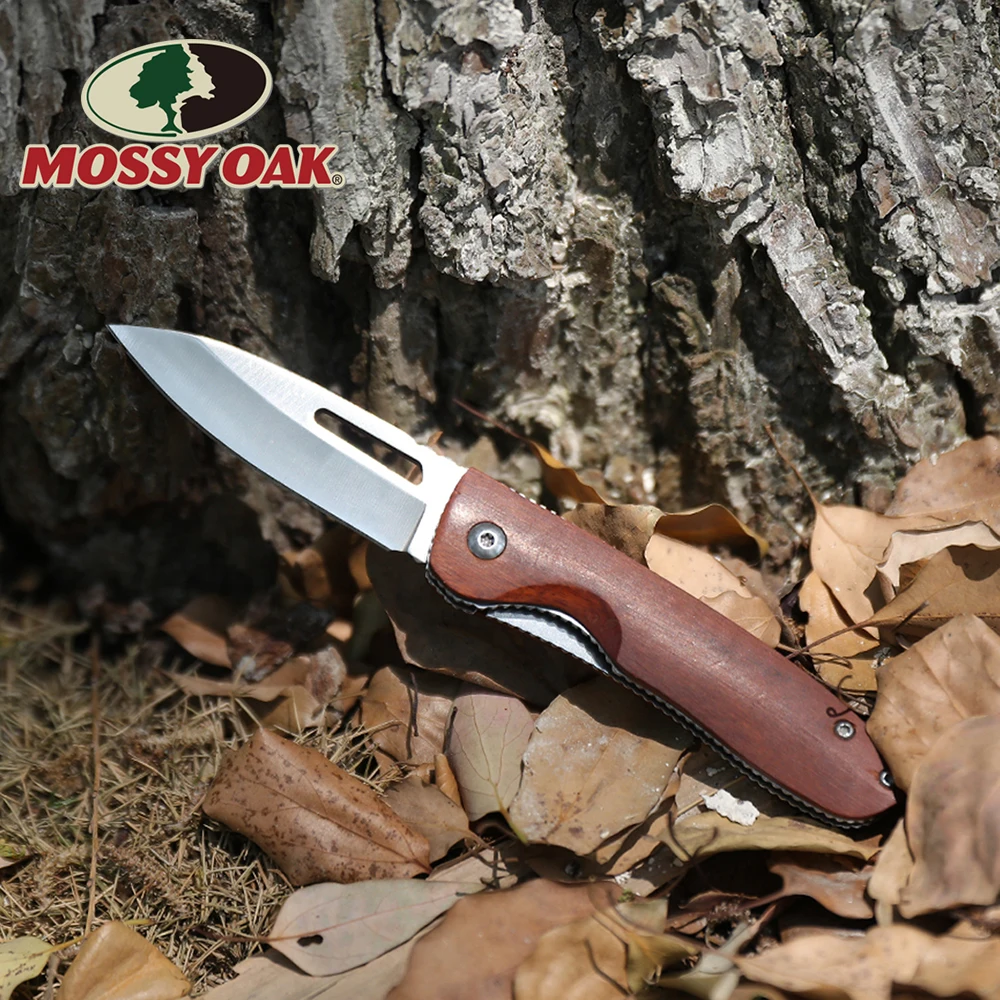 Складной карманный нож WORKPRO Мультитул с деревянной ручкой для резки фруктов |