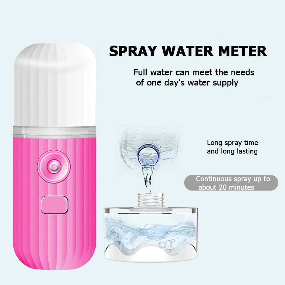 USB Nano Steamer Hydrating Face Mist Spray Mister Facial Moisturizing Humidifier for Household Healthy Care Supplies |