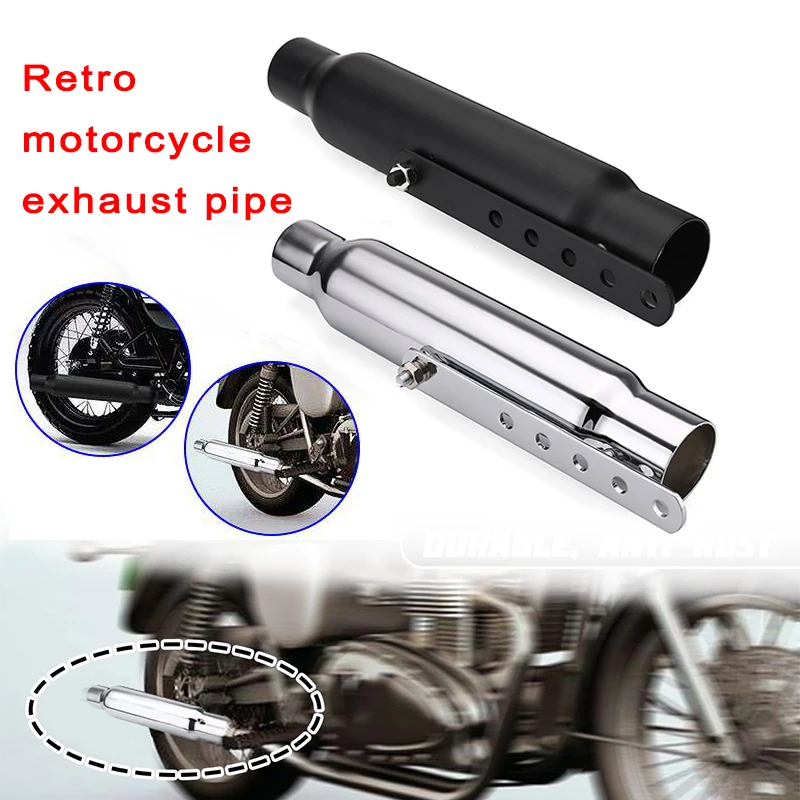 

For Suzuki Yamaha Honda General Motorcycle Exhaust System Vintage Harley Tailpipe Muffler Racing Off-Road Vehicle Db Killer Tool