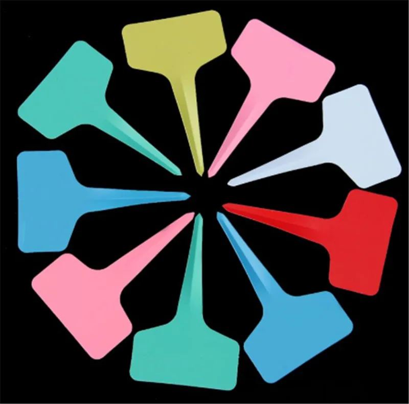 5 шт./пакет Т образные водонепроницаемые метки для садовых растений|Маркеры