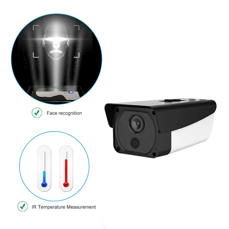 Камера с датчиком температуры тела 1080P|Камеры видеонаблюдения| |