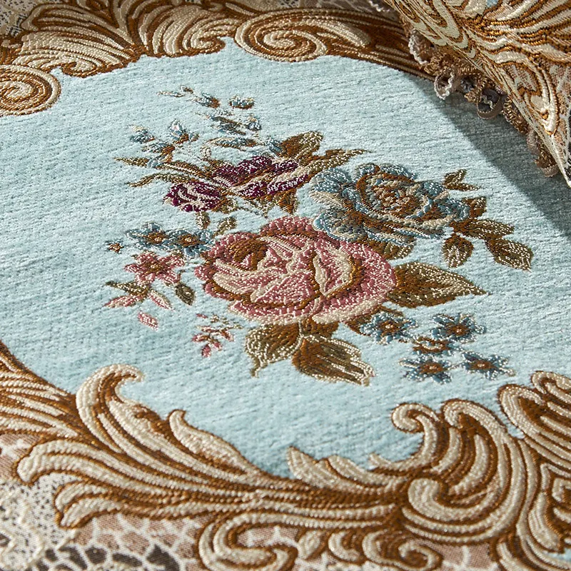 Жаккардовый чехол для дивана с Европейским рисунком нескользящее винтажное