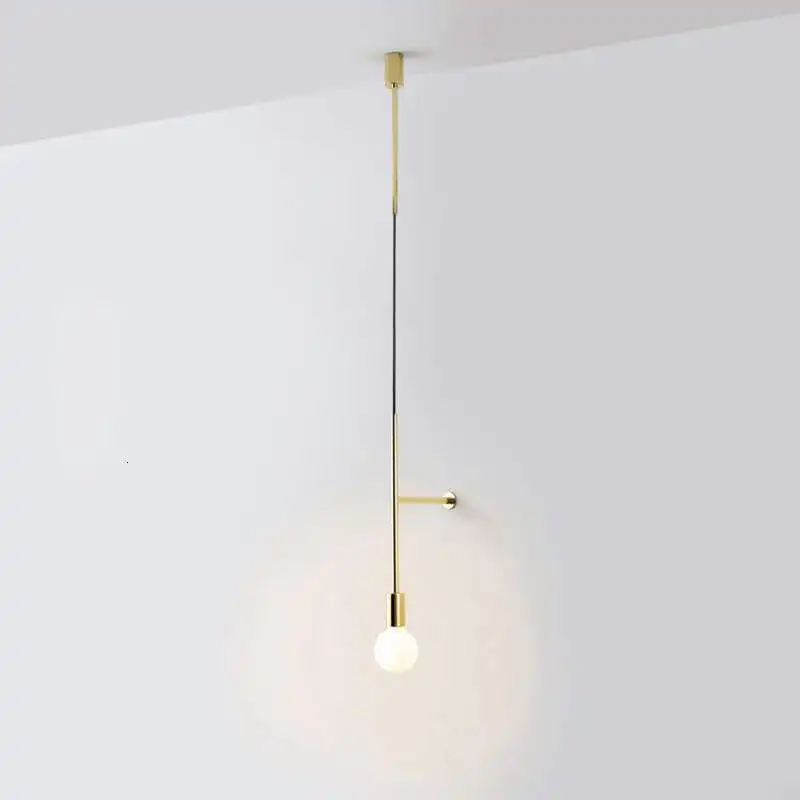 Европейская Минималистичная линейная настенная лампа современный лаконичный