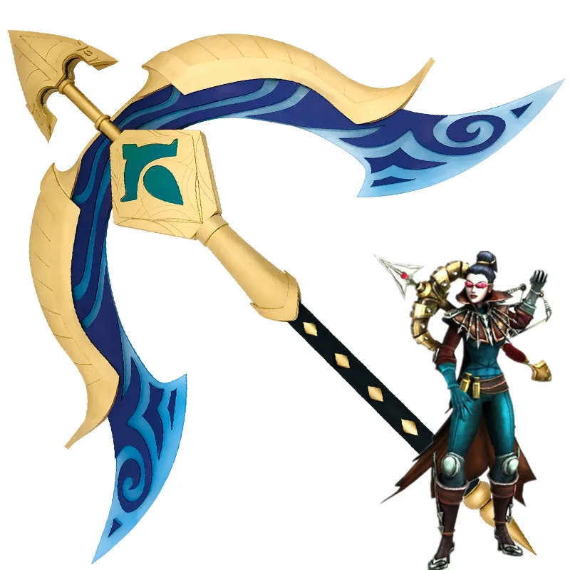 

2020 Game LOL League of Legends Spirit Blossom Shauna Vayne the Night Hunter Cosplay Replica Weapon Bow Prop for Christmas Party